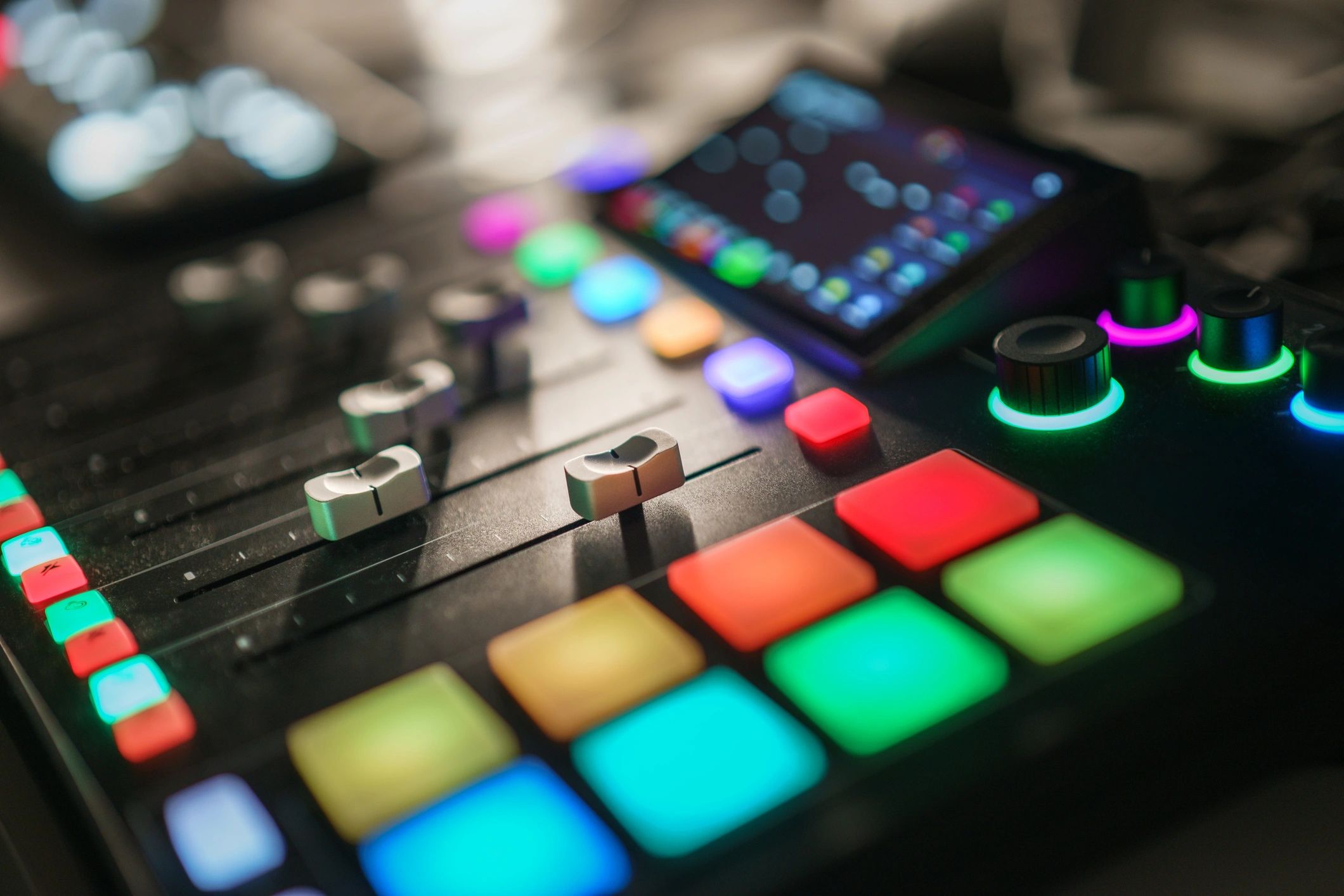 Professional audio mixer production equipment